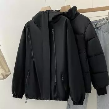 Одно платье и три наряда: съемная одежда, зимняя повседневная одежда и свободная одежда. M чёрный