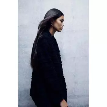 Однобортный пиджак HM черный