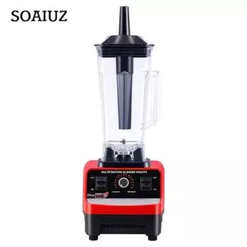 Одночашковый сверхмощный коммерческий блендер, соковыжималка, машина для обработки фруктов и овощей, мощная соковыжималка EU Plug