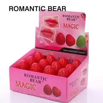 Одноцветная губная помада LS015 Красная клубничная помада