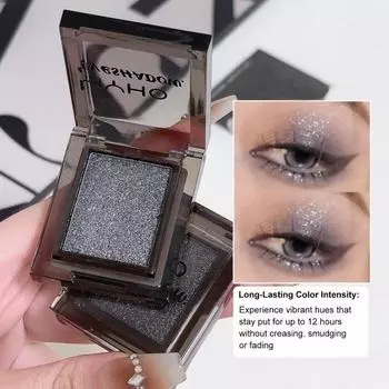 Одноцветные матовые тени для век матовые мерцающие стойкие водостойкие неразмазывающиеся высокопигментированные тени для век палитра для женщин принадлежности для макияжа глаз