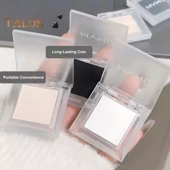 Одноцветные матовые тени для век с высоким содержанием пигмента, стойкие, водостойкие, не размазывающиеся, компактные тени для век, палитра для макияжа глаз для женщин A