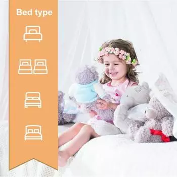 Однодверная москитная сетка с балдахином для кровати, однотонный дизайн, хорошая воздухопроницаемость, простая установка, полностью закрытый противомоскитный материал S синий