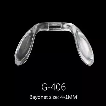 Однокомпонентный носовой упор с защелкой и одним отверстием, седловидный носовой упор в форме восьмерки, U-образный носовой упор, зажим для носа, переносица, аксессуары для очков