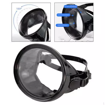 Однолинзовая маска для дайвинга, подводное плавание, герметичные противотуманные очки для плавания и дайвинга