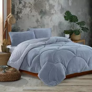 Одноместное серое одеяло Welsoft