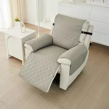 Одноместный коврик для дивана, всесезонный универсальный коврик для дивана для домашних животных, водонепроницаемый защитный коврик для массажного кресла, встроенное тканевое полотенце 55*200CM