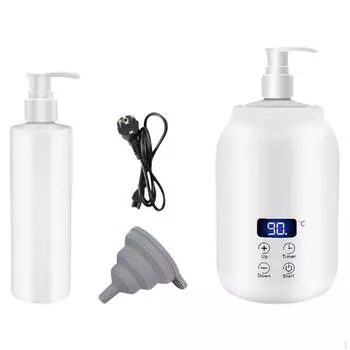 Одноместный масляный обогреватель с регулировкой температуры и светодиодным экраном, белый белый