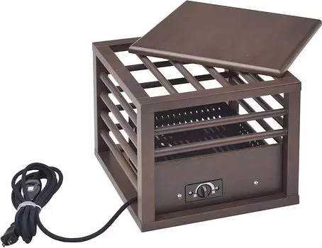 Одноместный мини-котацу с верхней энергосберегающей 30 x глубина 30 x высота нагреватель Korche с регулировкой температуры темно-коричневый [Yamazen] доска, (Ширина