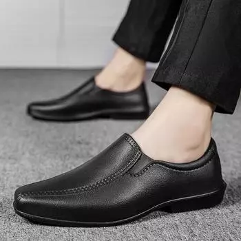 Однопедальные мужские туфли из ЭВА, легкие мужские туфли Doudou, чехлы для ног, нескользящие и маслостойкие поварские туфли, обувь для страхования труда 39