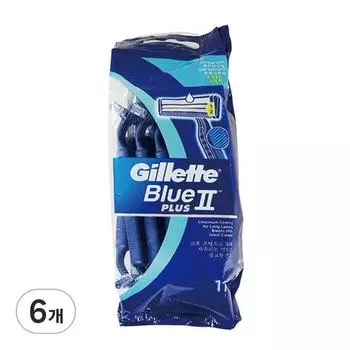 Одноразовая бритва Gillette Blue2 Plus, упаковка 1 шт., 6 шт., корейское лезвие бритвы