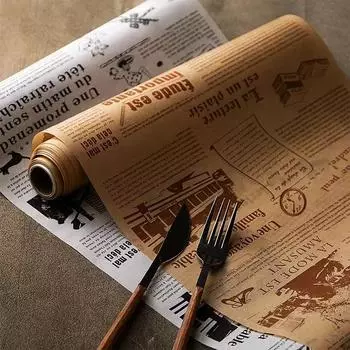 Одноразовая бумага, впитывающая масло для выпечки белый