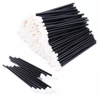 Одноразовая кисточка для губ, портативная, удобная, полая, кисточка для макияжа, косметические принадлежности, косметическая кисточка [200 штук] [bumbee]