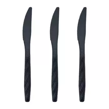 Одноразовая пластиковая вилка золотого цвета для дня рождения One Size чёрный