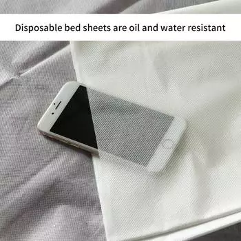 Одноразовая простыня для салона красоты, спа, тонкая утолщенная простыня из нетканого материала, дышащая, водонепроницаемая, для путешествий, отелей