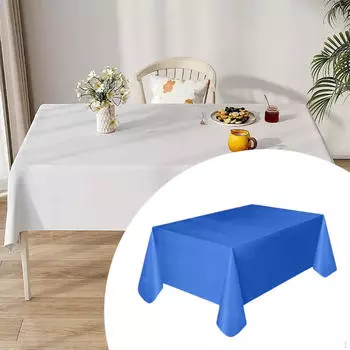 Одноразовая скатерть 137x183см Скатерть для вечеринки для кухни Вечеринок Школы