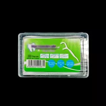 Одноразовая зубная нить для семейного ресторана и отеля, зубная нить, пластиковая зубочистка, коробка для зубной нити 1pcs