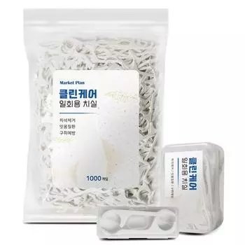 Одноразовая зубная нить Market Plan Clean Care, 1060 шт., 1 шт.