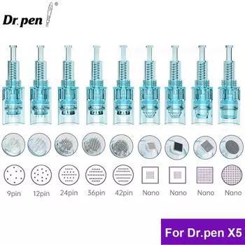 Одноразовые картриджи с винтовым портом, электрическая ручка для микронидлинга, игла для дермы, сменные иглы для Dr.pen X5 10-Pack