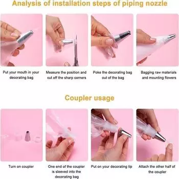 Одноразовые кондитерские мешки кондитерский носик для торта помадка торт крем мешок для украшения пирожных торты инструменты для выпечки