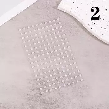 Одноразовые наклейки для татуировок с жемчугом на лице, самоклеящиеся 3D-наклейки для глаз, лица, тела, водонепроницаемый макияж, украшение для вечеринки as the picture