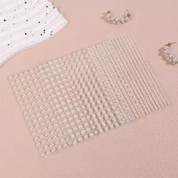 Одноразовые наклейки для татуировок с жемчугом на лице, самоклеящиеся 3D-наклейки для глаз, лица, тела, водонепроницаемый макияж, украшение для вечеринки