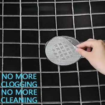 Одноразовые сливы для душа, ловушка для волос, сетчатая наклейка для кухни, ванной комнаты, купания