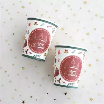 Одноразовые тарелки для рождественской вечеринки, кексы, бумажные тарелки, десертные столы, декоративные тарелки, скатерти, столовая посуда оливковый