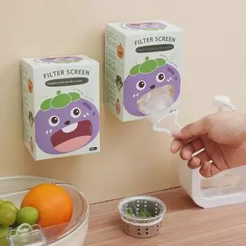 Одноразовый фильтр для кухонной мойки для сбора овощей и мусора