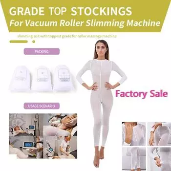 Одноразовый комбинезон для вакуумного роликового массажа, набор многоразовых массажных комбинезонов для лечения целлюлита, форма тела XXL
