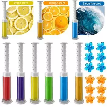 Одноразовый очиститель для туалета, цветочный гель-освежитель, ароматный туалетный гель, штамп, удаление запахов, дезодорант для ванной комнаты, ароматизатор для чистки 1PC