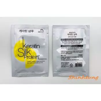 Одноразовый шампунь Flower Man Keratin, 100 шт, 10 мл