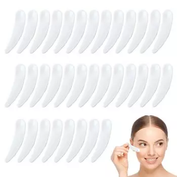 Одноразовый шпатель для косметики Cream Spatu Cosmetic Spoon Мини косметическая ложка Косметическая ложка Уход за кожей Инструмент для ухода за кожей лица (50 шт.)