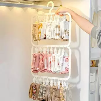 Однослойная/двухслойная многофункциональная сушилка для экономии места носки нижнее белье детское полотенце для слюней бытовая органайзер для хранения вещей