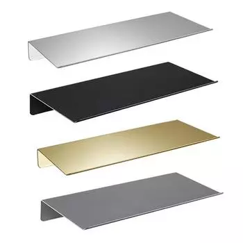 «Однослойная полка для ванной из нержавеющей стали марки 304 и подставка для чашек»