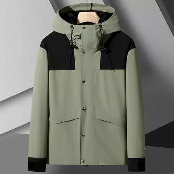 Однослойная тонкая куртка для альпинизма на открытом воздухе, мужская, большого размера, для спорта и отдыха, одежда для активного отдыха M чёрный