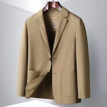 Однослойный солнцезащитный костюм мужской весенне-летний тонкий слегка растягивающийся костюм без необходимости глажки куртка для защиты от солнца M