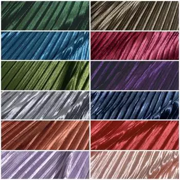 Однотонная 100x150 см плиссированная атласная ткань на метр для рукоделия платье юбка костюм одежда ткань для шитья своими руками мягкая глянцевая гладкая 100x150cm