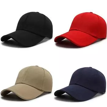 Однотонная бейсболка облегченного варианта L58-60cm