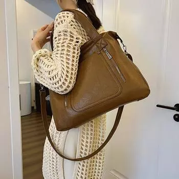 Однотонная деловая сумка большого размера, сумка через плечо, сумка-тоут, унисекс, прочная, долговечная, водонепроницаемая и пыленепроницаемая