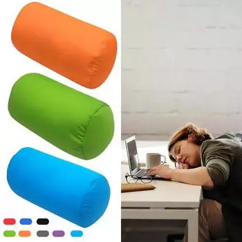 Однотонная длинная круглая подушка для шеи, моющаяся цилиндрическая подушка для беременных, подушка из пенопласта, текстиль для спальни, домашнего обихода чёрный