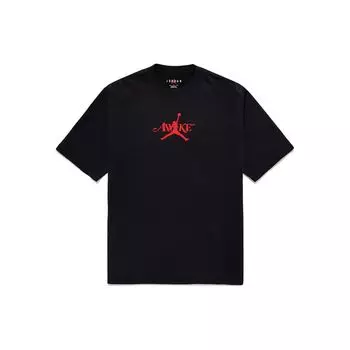 Однотонная футболка Air Jordan x Awake NY, черные/красные топы унисекс FV9913-010 L