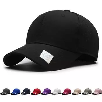 Однотонная кепка-бейсболка с тентом для женщин и мужчин, солнцезащитная дышащая сетчатая бейсболка для весны и осени темно-синий