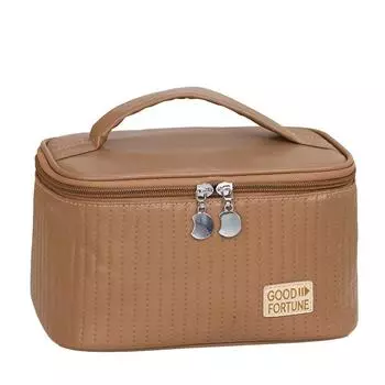 Однотонная косметичка из искусственной кожи, новая косметичка белый