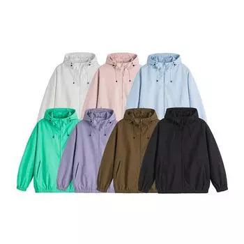 Однотонная куртка для активного отдыха, мужская и женская, новая осенняя куртка свободного покроя с капюшоном для пар S