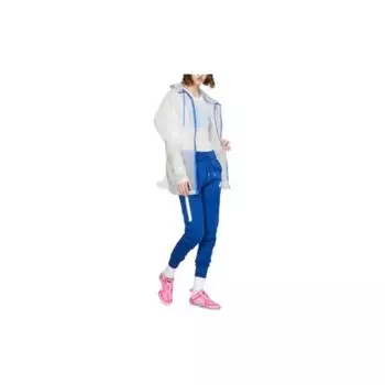Однотонная куртка Nike с капюшоном и молнией с логотипом унисекс, белая CK0548-975 XXS