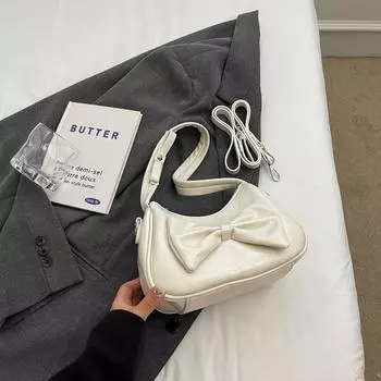 Однотонная квадратная сумка на одно плечо для женщин, универсальные сумки через плечо для женщин, свисающие сумки через подмышку, новые повседневные сумки