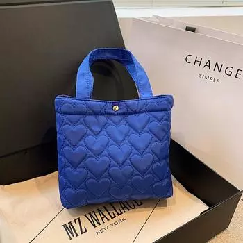 Однотонная маленькая свежая и модная сумка из ткани Оксфорд в иностранном стиле, летняя универсальная сумка через плечо и подмышку белый