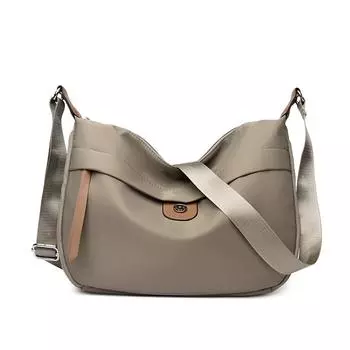 Однотонная нейлоновая сумка большой емкости женская сумка через плечо сумка для матери хаки