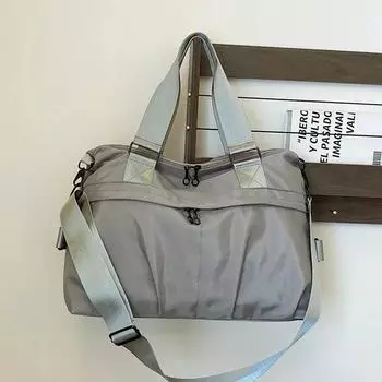 Однотонная оксфордская молния, модная повседневная дорожная сумка, мягкая, универсальная, популярная сумка через плечо, новая, вместительная сумка через плечо